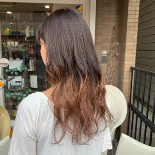 ロング カラー インナーカラー🧸 suzunaのヘアスタイル