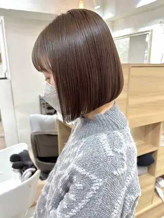 ショート カラー eN° by youres hair 銀座店【エン バイ ユアーズヘア】所属・💖褒められサラ艶髪 💖本木ヨシヒサ💖のヘアスタイル