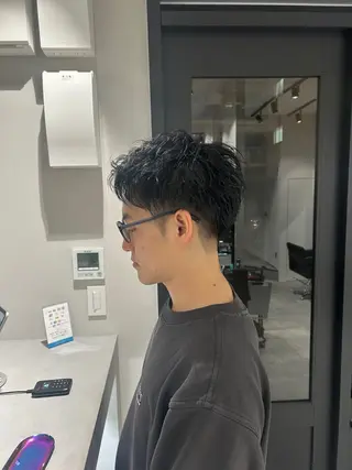 メンズ option所属・三浦千裕 メンズカットのヘアスタイル