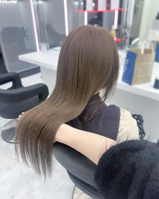 ロング カラー パーマ ヘアアレンジ メンズ キッズ ♥️韓国ヘア レイヤー♥️ゆりのヘアスタイル