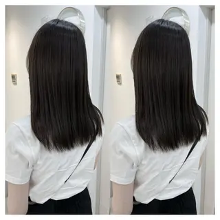 ミディアム 村山 茉衣のヘアスタイル