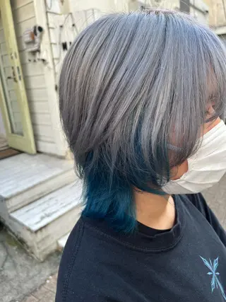 ミディアム カラー 原宿サロン代表 デザインカラー伊藤卓のヘアスタイル