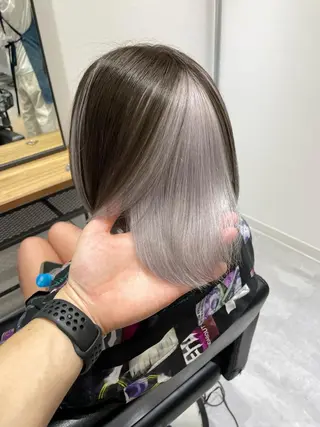 ショート カラー KEISUKE/ ブリーチ🧡エクステのヘアスタイル