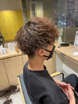 パーマ メンズ Le'a所属・渋谷/フェード/ 國分 翔のヘアスタイル
