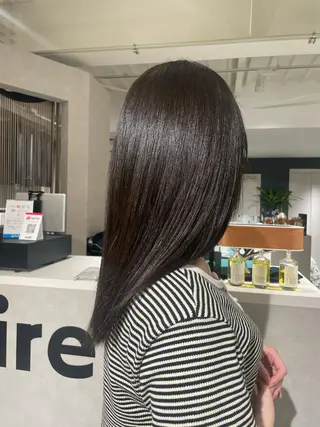 ミディアム カラー 白髪ぼかし 👒堀江・ヨンスクのヘアスタイル