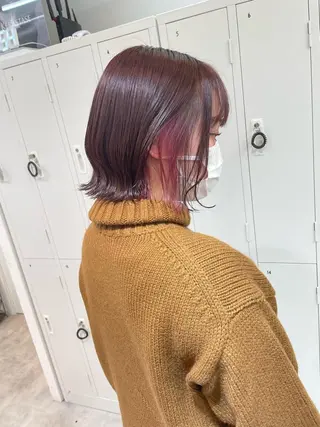 ショート カラー 田中大星 /ボブ 縮毛矯正のヘアスタイル