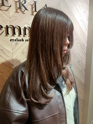 セミロング 💛FERIAあべの 永川さやか💛のヘアスタイル