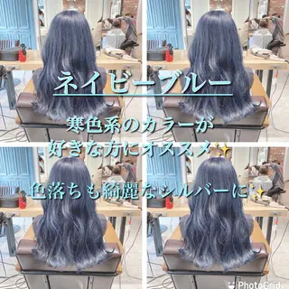 ロング カラー 艶髪カラー 渡辺岳也のヘアスタイル