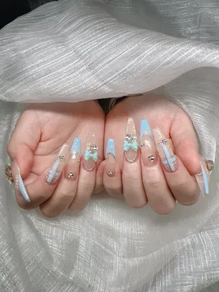 ネイル Lee Nails チップ長さだし専門店のネイルデザイン