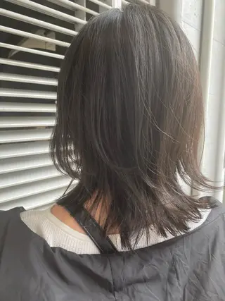 ミディアム 髪質改善/イルミナ/ 城崎のヘアスタイル