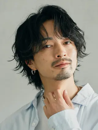 パーマ メンズ 原宿 フェザーパーマ fifth イノウエのヘアスタイル