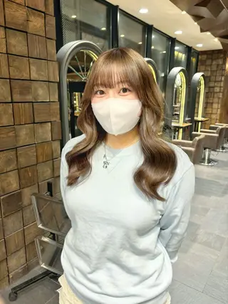 セミロング MINX 銀座店所属・MINXginza タイラミユネのヘアスタイル
