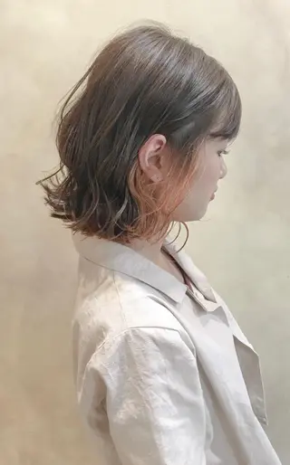 ショート カラー ヘアアレンジ kiki所属・中田 敏明のヘアスタイル