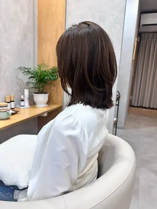 ミディアム カラー 高橋友里亜 /フリーランスのヘアスタイル