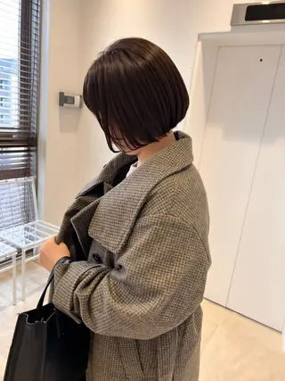 ショート レイヤー:透けカラー :髪質改善🌼✨のヘアスタイル