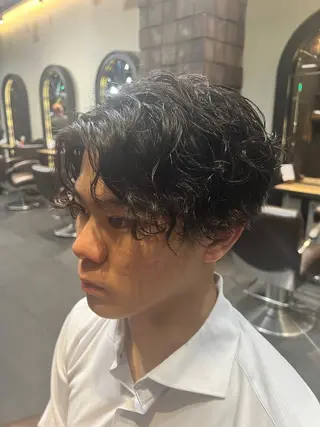 メンズ MINX中村 公亮/デザインパーマのヘアスタイル