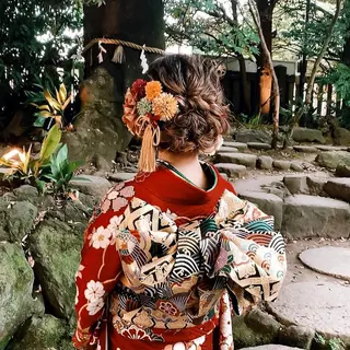 ロング ヘアアレンジ KANA カナのマツエク・マツパデザイン