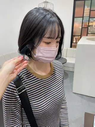 ショート カラー ヘアアレンジ 小倉 愛里のヘアスタイル