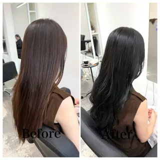 ロング 古賀 雄大のヘアスタイル