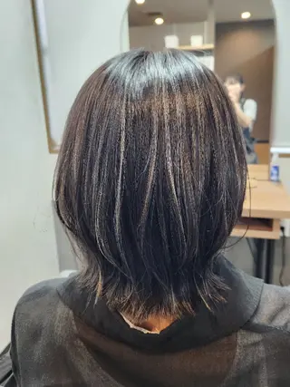 ミディアム カラー TELA HAIR 土気あすみが丘店所属・✂ AYAのヘアスタイル