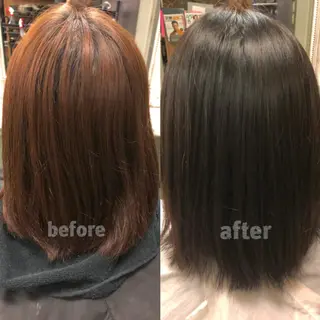 ミディアム カラー 小沼采唯👧🏼 海好きオヌちゃんのヘアスタイル