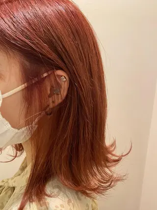 ミディアム カラー 🪽羽エク/Ash 店長/折目奈央🪽のヘアスタイル