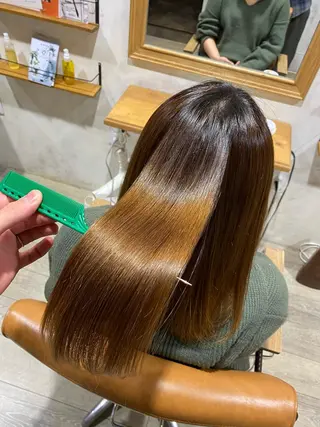 カラー パーマ keshiki大名所属・Keshiki大名 安部 真輝のヘアスタイル