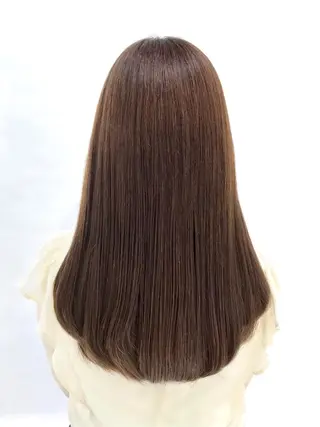 セミロング パーマ 透明感カラーブリーチ 🌼シゲモトアヤ🌼のヘアスタイル