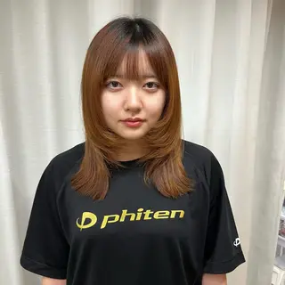 セミロング 中島 日菜のヘアスタイル
