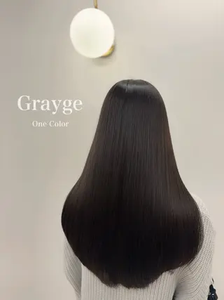 セミロング カラー ヘアアレンジ ®️レイヤー/透明感 カラー/星野六三四のヘアスタイル