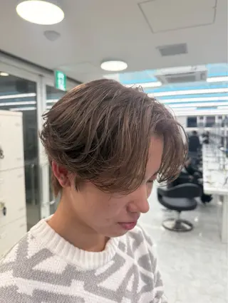 カラー メンズ ブリーチ/ハイトーン 💛SAKI‎💛のヘアスタイル