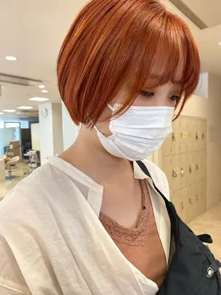 ショート カラー レイヤー/ウルフ🤎 mayo.のヘアスタイル