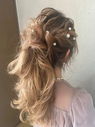 ロング ヘアアレンジ 山室 敬義のヘアスタイル