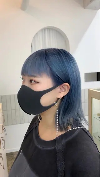 ショート カラー 似合わせカット ケアパーマ喜来雅由のヘアスタイル