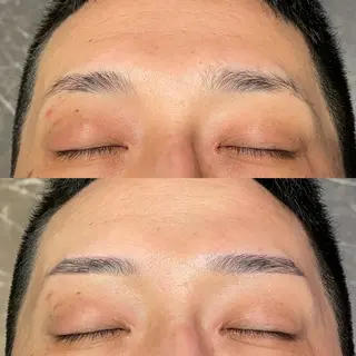 ショート メンズ アイブロウ メンズ眉毛ワックス 青山英憲のヘアスタイル