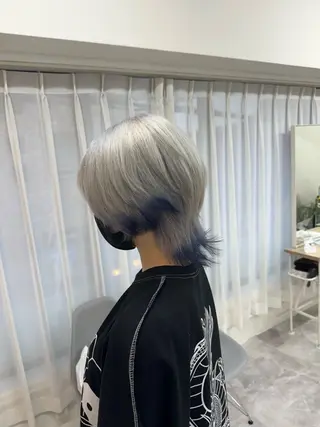 カラー PARK.なんば本店 ミルボンAujua認定サロン[パーク]所属・辻優太/韓国ウルフ 🐺/中華ヘアのヘアスタイル