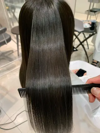 セミロング 👑松山ストレート/ メンズヘア/龍仁👑のヘアスタイル