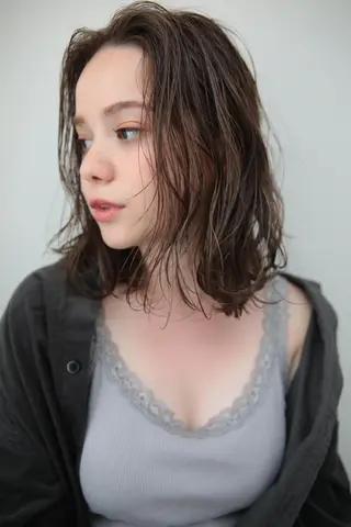 ショート カラー パーマ 山下 直人のヘアスタイル