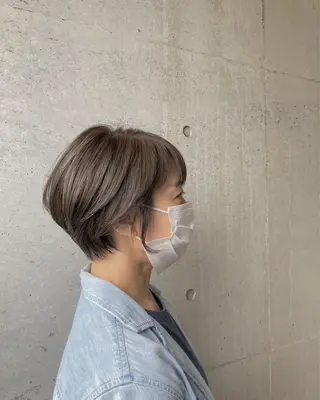 ショート カラー は まべのヘアスタイル