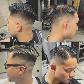 ショート メンズ &CREW スタッフのヘアスタイル