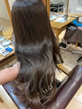 ロング カラー 🥀韓国ヘア🥀 宮津真菜のヘアスタイル