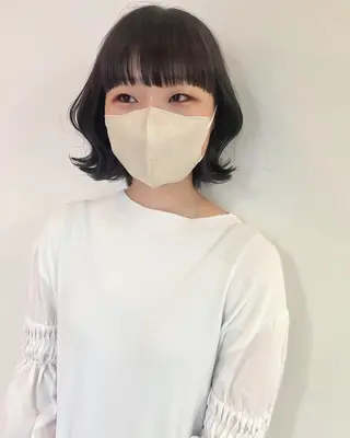 セミロング カラー ヘアアレンジ ブリーチなし/ レイヤー🌿runaのヘアスタイル