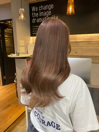 ロング カラー 前田 竜一のヘアスタイル