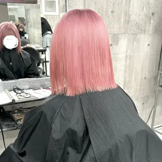 ショート ハイトーン×エクステ 💞くるみのヘアスタイル