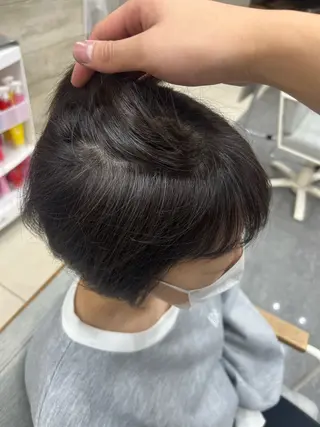 ショート カラー 太白区白髪ぼかし/ ボブカット/千葉達人のヘアスタイル