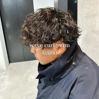 ミディアム パーマ メンズ 【メンズ特化】 サエキカズマのヘアスタイル