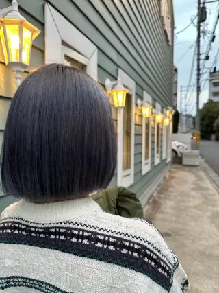 ショート カラー 🪼高評価🪼 💎柴崎の藤咲💎のヘアスタイル