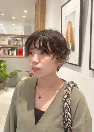 ショート パーマ/名古屋パーマ / コデラ ナナホのヘアスタイル