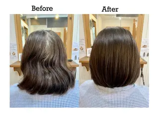 カラー 木名瀬 真日瑠のヘアスタイル