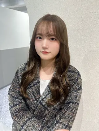 セミロング カラー 🪞個室サロン/韓国 艶髪/keito🪞のヘアスタイル